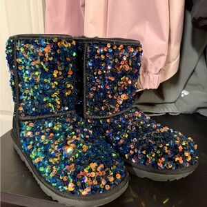 UGG Kids Sequin Boots - Multicolor